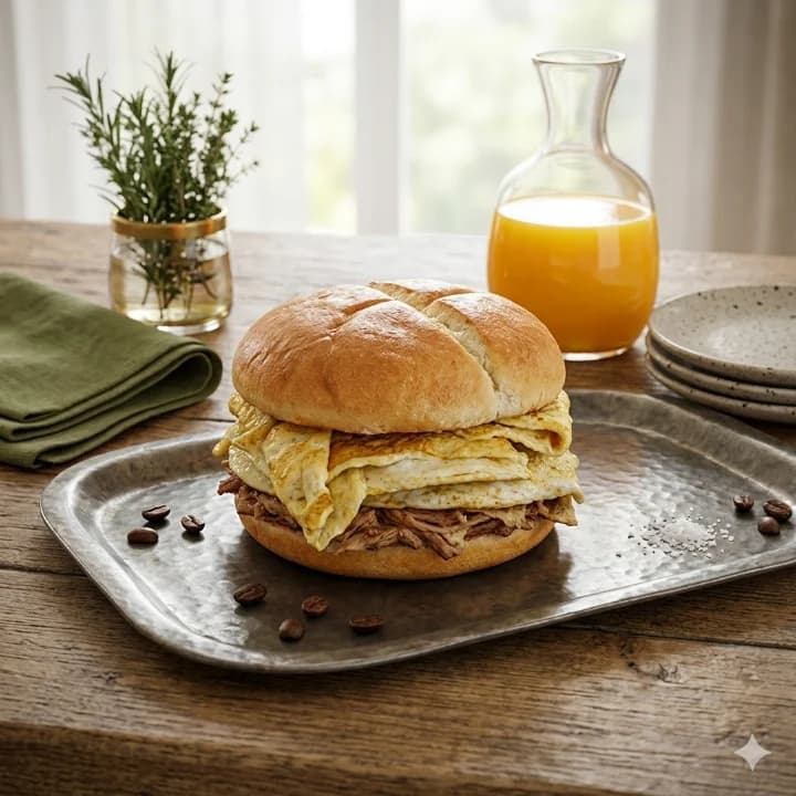 Chicken shami burger