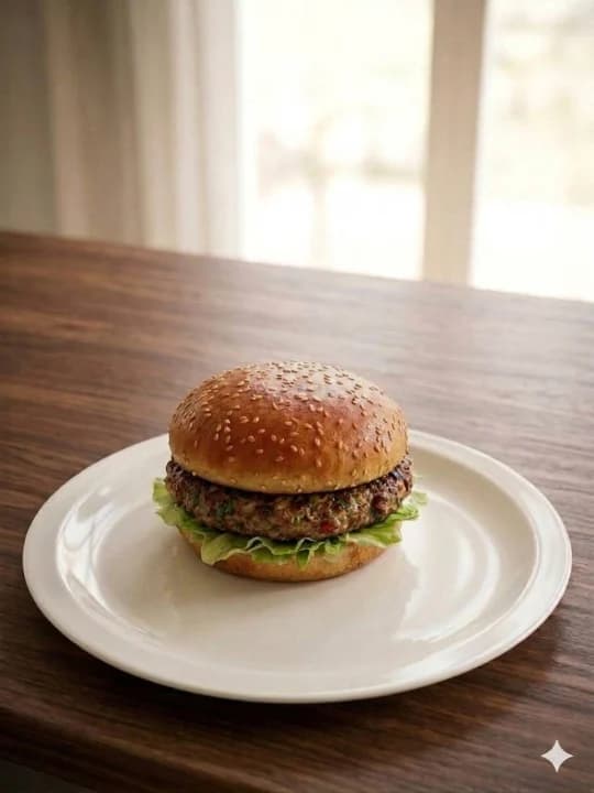 Chapli patty burger