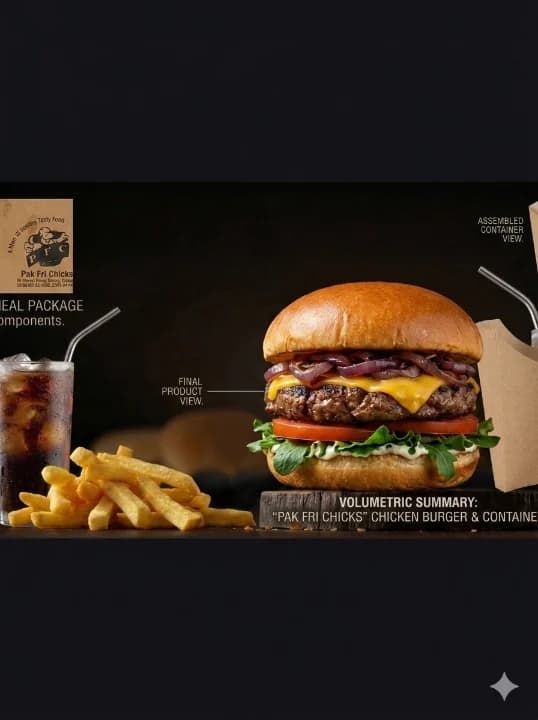 Smash Beef Burger Meal