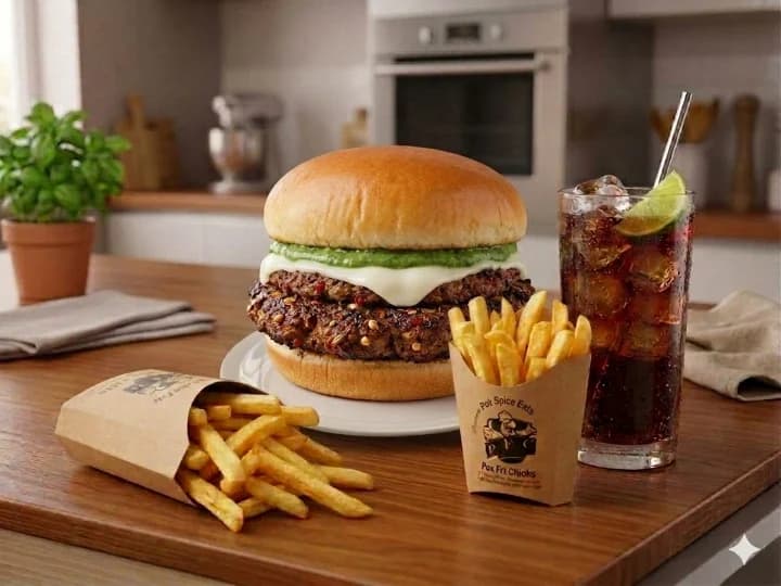 Chapli Burger Meal