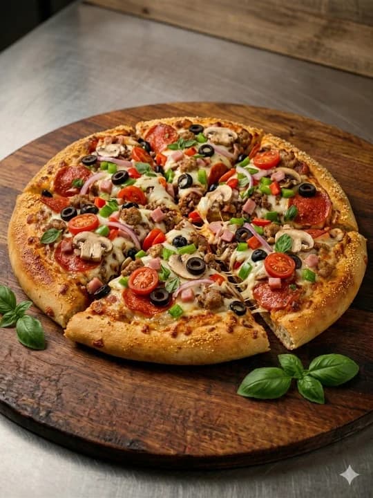 Larg Super Supreme Special Pizza
