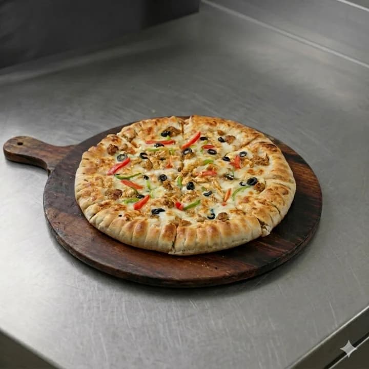 Medium Kabab Crust Pizza