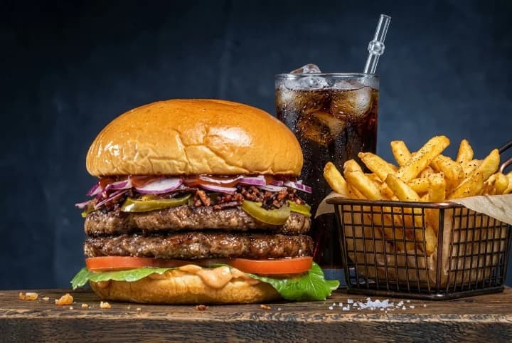 Double Patty Smash Beef Meal